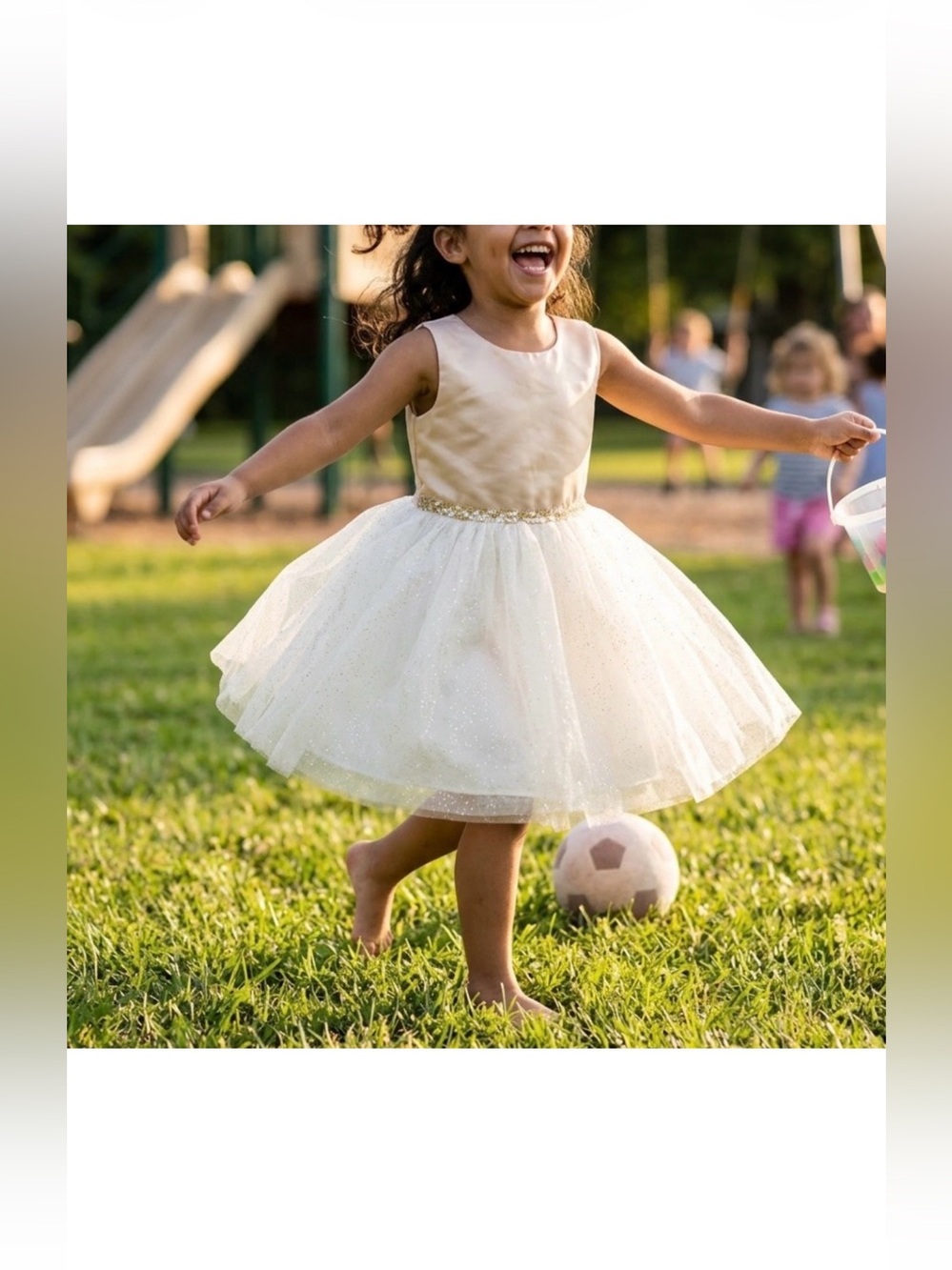 Blueberi Boulevard Pink and Ivory Tulle Party Dress